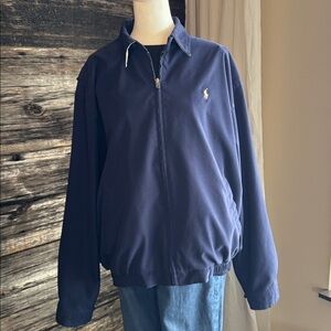 Polo Ralph Lauren Navy Zip-Up Jacket – Men’s M